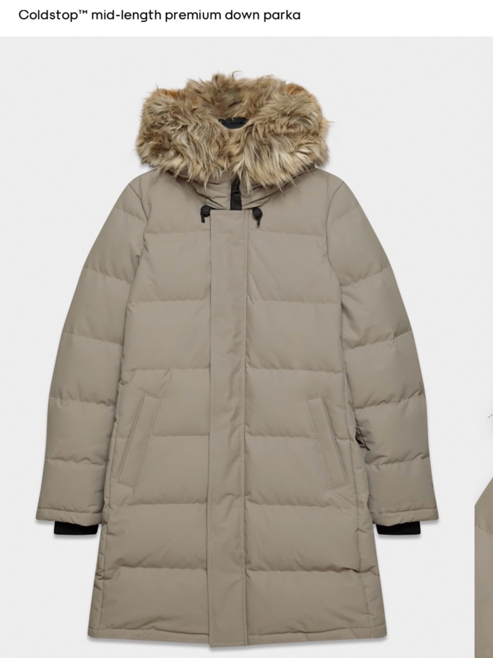 Aritzia The Powder Parka™ - Coldstop | XS | Modern Taupe